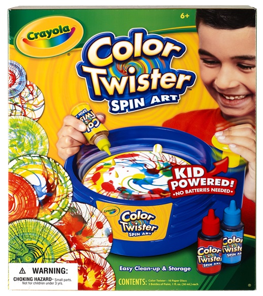 Color Twister Spin Art